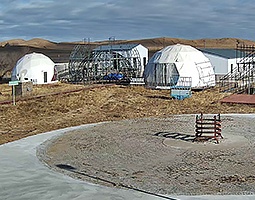 内蒙古星空文化旅游营地景区使用开宁慢直播摄像机进行慢直播