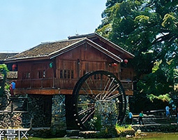 福建南靖土楼云水谣景区使用开宁4K全彩高清摄像机慢直播